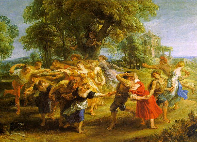 Peter Paul Rubens A Peasant Dance oil painting picture